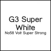 G3 Super White No58 Volt Super Strong