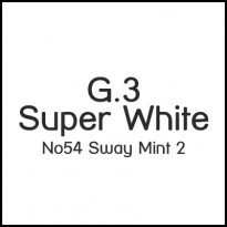 G3 Super White No54 Sway Mint 2