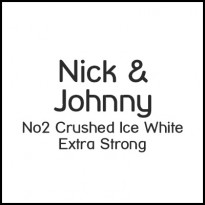 Nick & Johnny No 2 Crushed Ice Hvit