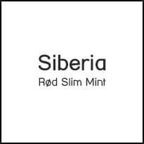 Siberia Rød Slim Mint