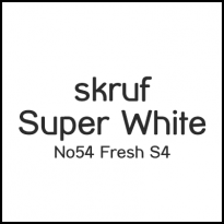 Skruf Super White No54 Fresh S4