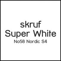 Skruf Super White No58 Nordic S4