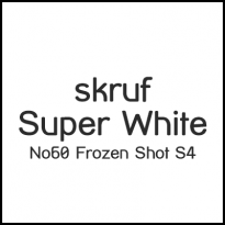 Skruf Super White No60 Frozen Shot S4
