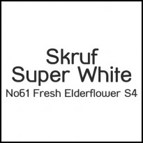Skruf Super White No61 Fresh Elderflower S4