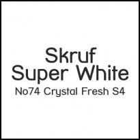 Skruf Super White No74 Crystal Fresh S4