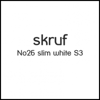 Skruf No26 Slim White S3