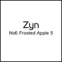 Zyn No6 Frosted Apple 5