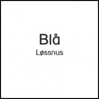 Blå Løssnus