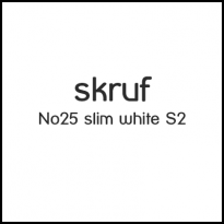 Skruf No25 Slim White S2