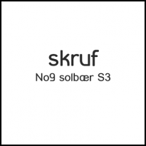 skruf No9 solbær S3